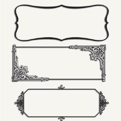 7 Gypsies - 97% Certifiable Interchangeable Stamp Seals Rectangle French 3 pc