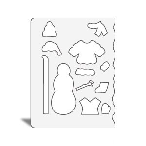 Jill's Paper Doll World Template - Winter