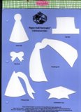 Jill's Paper Doll World Template Paper Doll Portraits Celebration Hats