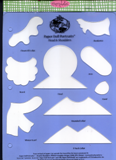 Jill's Paper Doll World Template Paper Doll Portraits Head & Shoulders