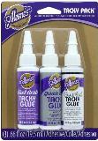 Aleene's Tacky Fabric Glue Pack Set - Aleene's Tacky Glue Pack Trial Fast Grab/Quick Dry/Clear Gel 3pc