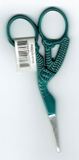 Allary Stork Embroidery Scissors 3.5" - Teal