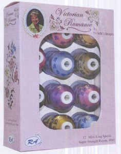 Rayon Quilting Thread Set 40wt 1100yds Victorian Romance