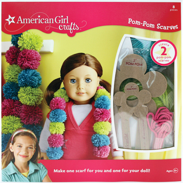 American Girl - Pom Pom Scarves Kit - Makes 2