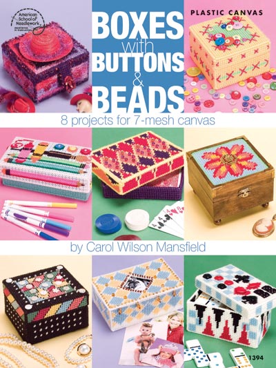 Boxes with Buttons & Beads