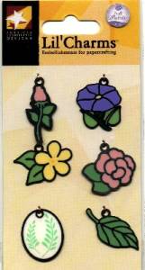 American Traditional Lil' Charms - Enameled Together Forever Glitter