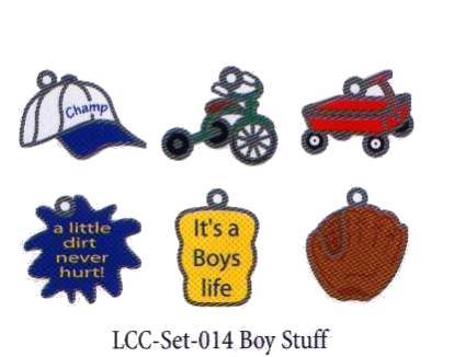 American Traditional Lil' Charms - Enameled Boy Stuff