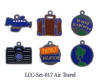 American Traditional Lil' Charms - Enameled Air Travel