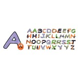 American Traditional - Spookytown - Chipboard Alphabet