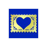 American Traditional Brass Stencils - Heart Frame