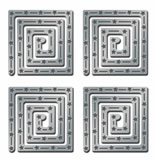 American Traditional Clips - Square