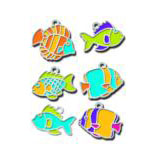 American Traditional Charms - Fun Fish