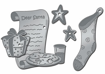 American Traditional - Dear Santa - Silver Stacker