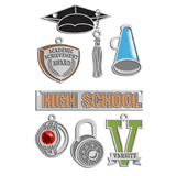 American Traditional Charms - High School Charms Color
