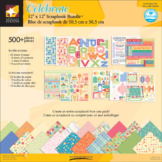 Scrapbook Bundle Kit 12"X12" Celebrate