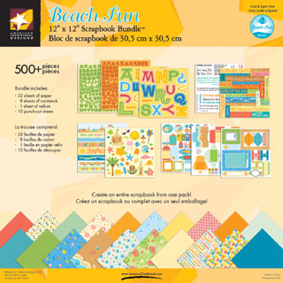 Scrapbook Bundle Kit 12"X12" Beach Fun