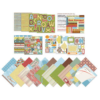 Scrapbook Bundle Kit 12"X12" Going Places