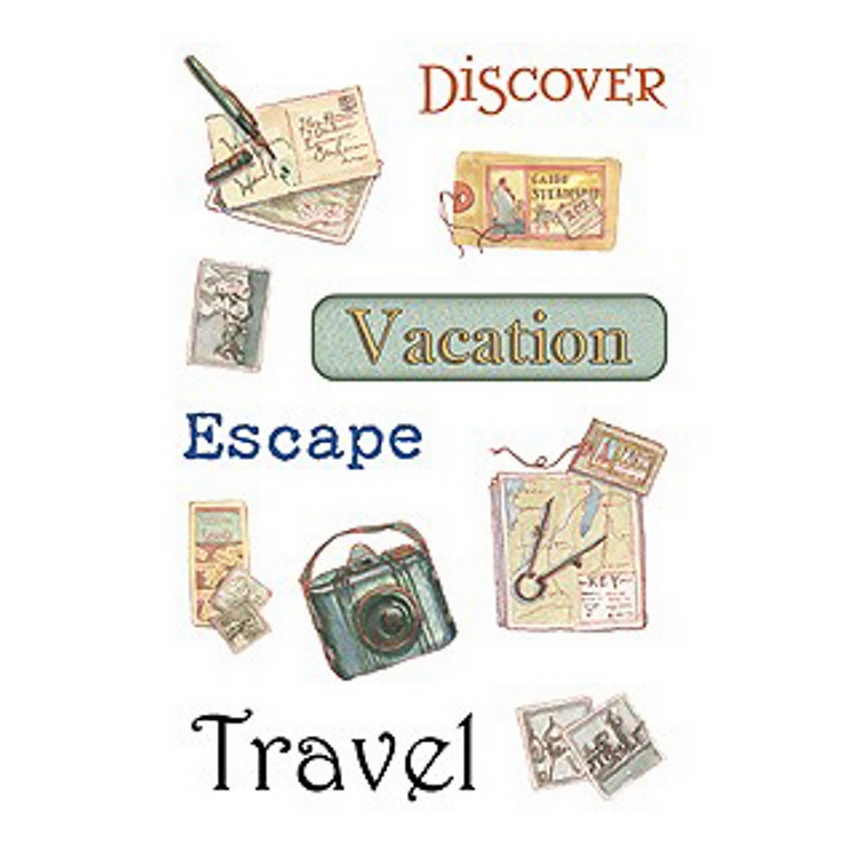 American Traditional - Travel- Mini Rub-ons