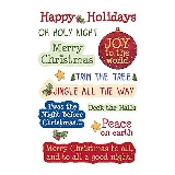 American Traditional - Holiday Sayings - Mini Rub-ons