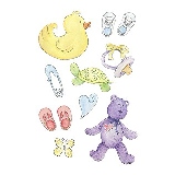 American Traditional - Sweet Baby - Mini Rub-ons