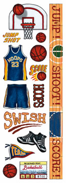 American Traditional  - Sports - Stickers Basketball