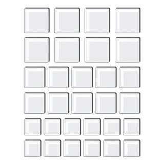 American Traditional Sticker Gems Square