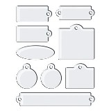 American Traditional Sticker Gems Tags & Nameplates
