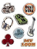 American Traditional - Guy's Life - Sticker Gems