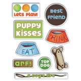American Traditional - Dogs & Cats - Dog Sticker Gems