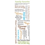 American Traditional  - Recipe Time - Lil' Messages Vellum Stickers