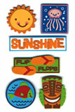 American Traditional - Beach Fun - Sticker Treads