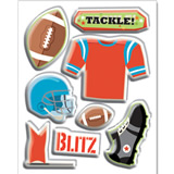 American Traditional - Game Day - Football Game Sticker Gems
