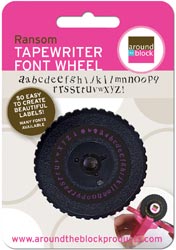 Ransom Tape Writer Font Wheel