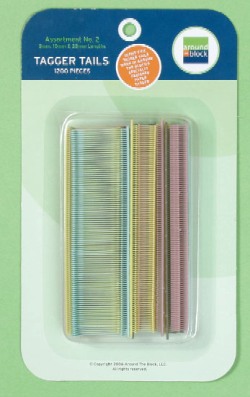 Around The Block Paper Tagger Tails Refills 500 pieces