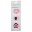 Babyville Buttons - Pink Dots