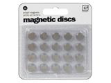 BasicGrey Magnetic Discs Snaps Small 20pc