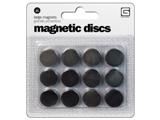 BasicGrey Magnetic Discs Snaps Large 12pc