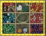 Bead Bazaar Hand Crafted Wood Box Bead Kit Medium - Safari