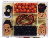 Bead Bazaar Wooden Bead Holiday Kits - Halloween