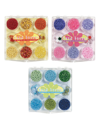 Bead Bazaar Seed Bead Sweet Treat Kits - Blues/Greens