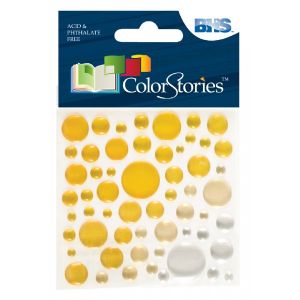 Blue Hills Studio Color Stories Epoxy Color Dots - Yellow