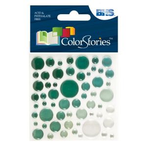 Blue Hills Studio Color Stories Epoxy Color Dots - Green