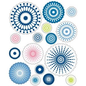Blue Hills Studio ColorStories Cardstock Stickers - Blue
