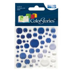 Blue Hills Studio Color Stories Epoxy Color Dots - Blue