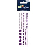 Blue Hills Studio ColorStories Adhesive Crystals - Purple