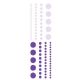 Blue Hills Studio ColorStories Adhesive Faux Pearls - Purple