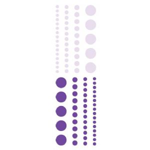 Blue Hills Studio ColorStories Adhesive Faux Pearls - Purple