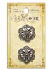 Blumenthal Vintage LaMode Buttons - Vintage Antique Silver