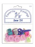 Favorite Findings Buttons - Sew It