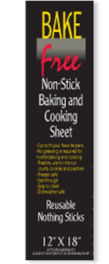 Bo-Nash Non-Stick Sheet BakeFree 18"x 12" Rolled